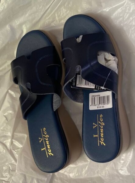 Sandales femmes bleu