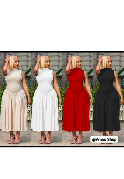 Robe Élégante Sans Manches