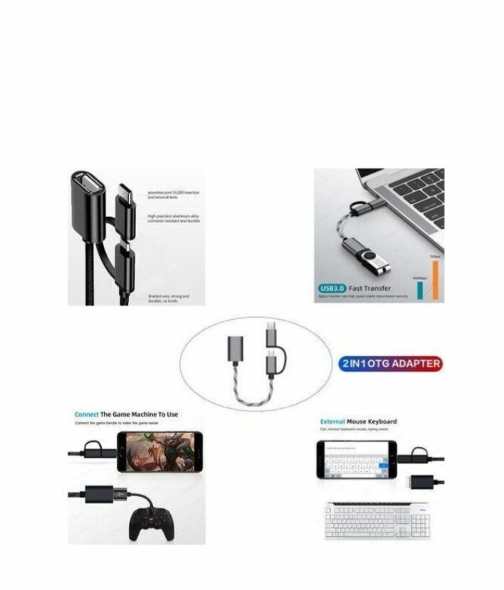 Adaptateur USB-C 3-en-1