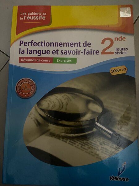 Livre de Perfectionnement 2nde