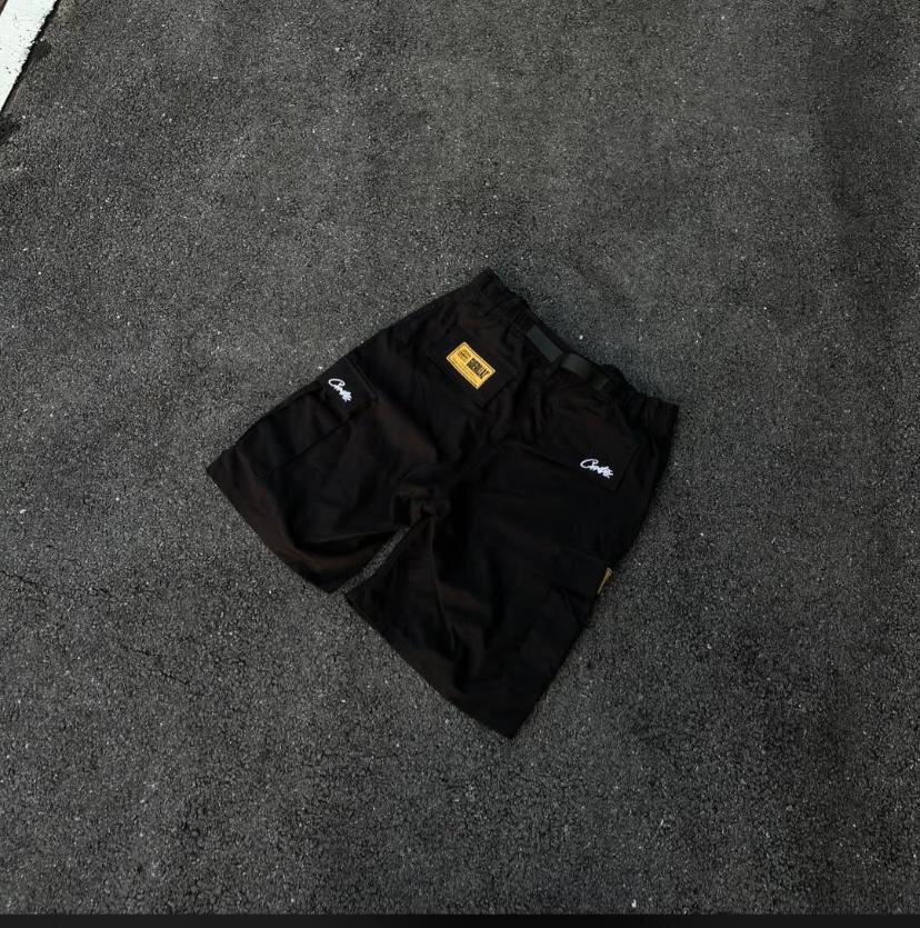 Shorts cargo noirs élégants