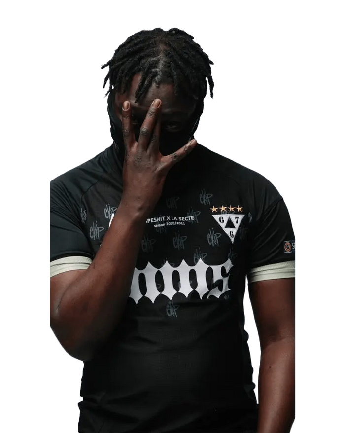 MAILLOT "APESHIT X LA SECTE" 667 EDITION NOIR