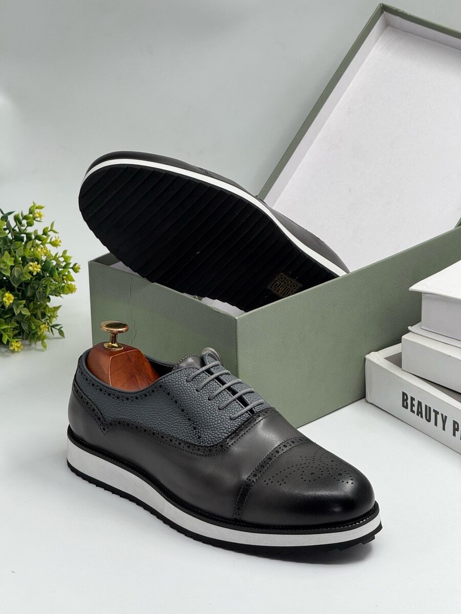 BERLUTI GREY AND WHITE