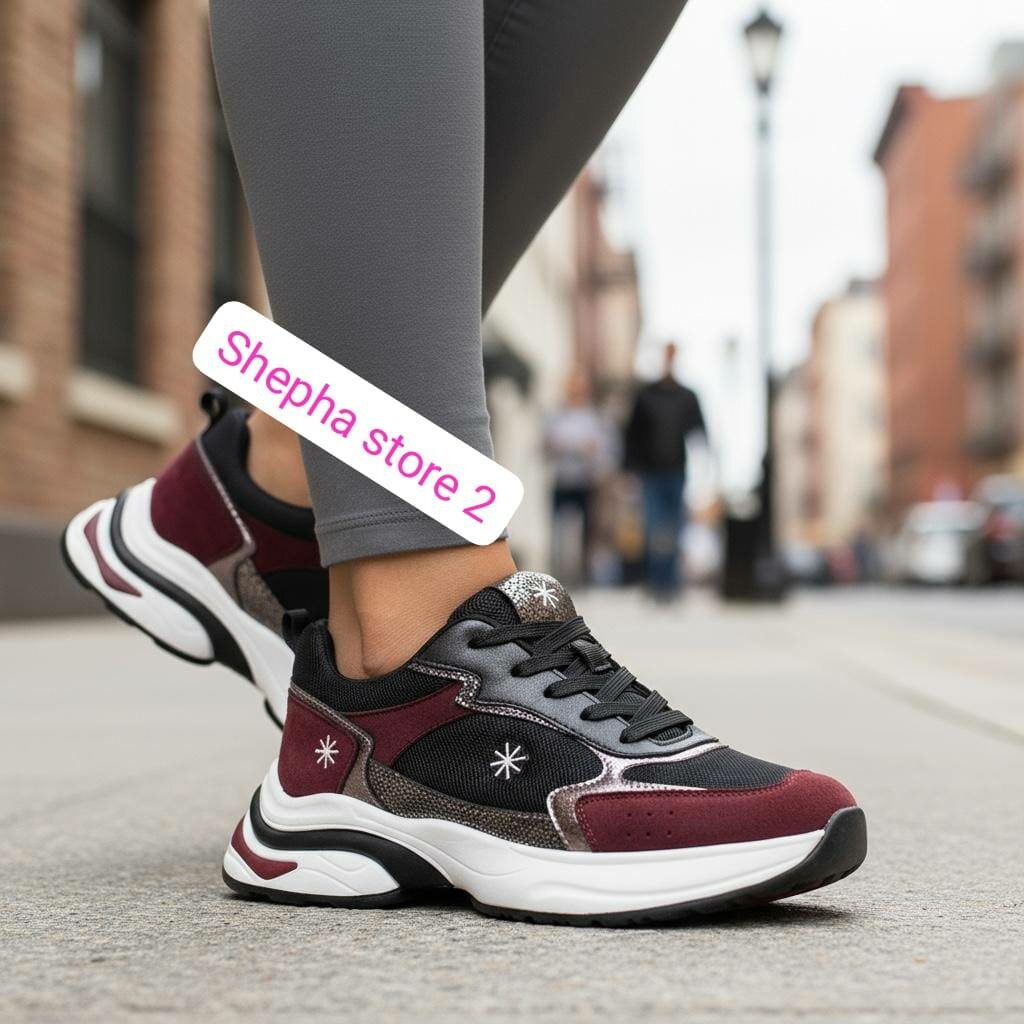 Baskets de Ville Confort Femme