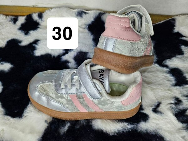 Baskets enfant dorées