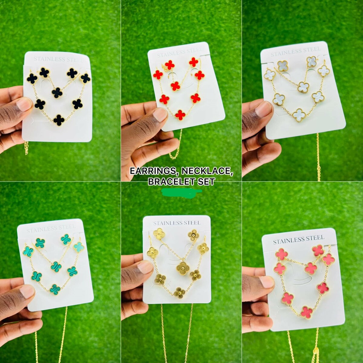 Jewelry set. Necklace + Bracelet + Earings