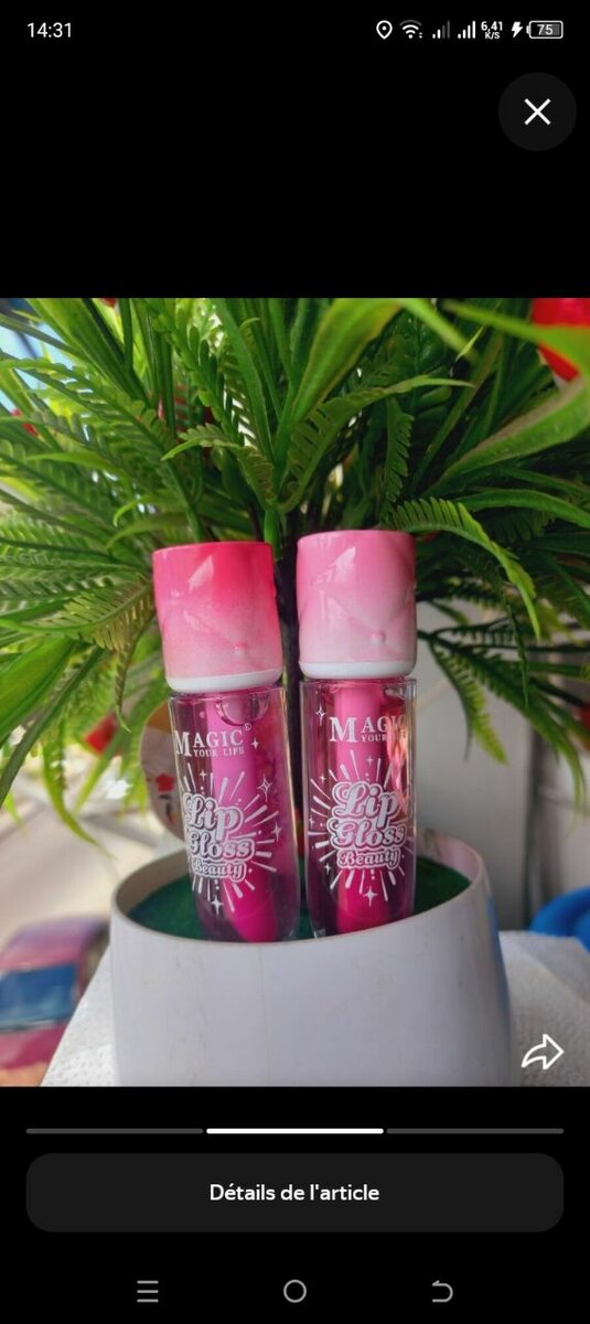 Gloss à lèvres magiques