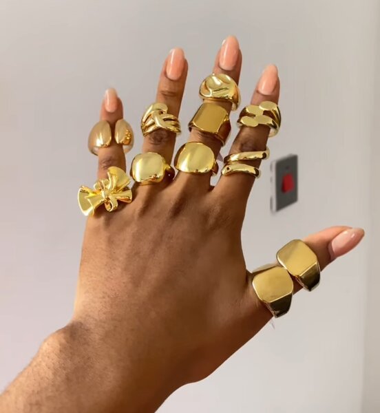 Statement unisex rings