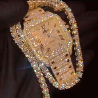 Montre de Luxe en Diamant