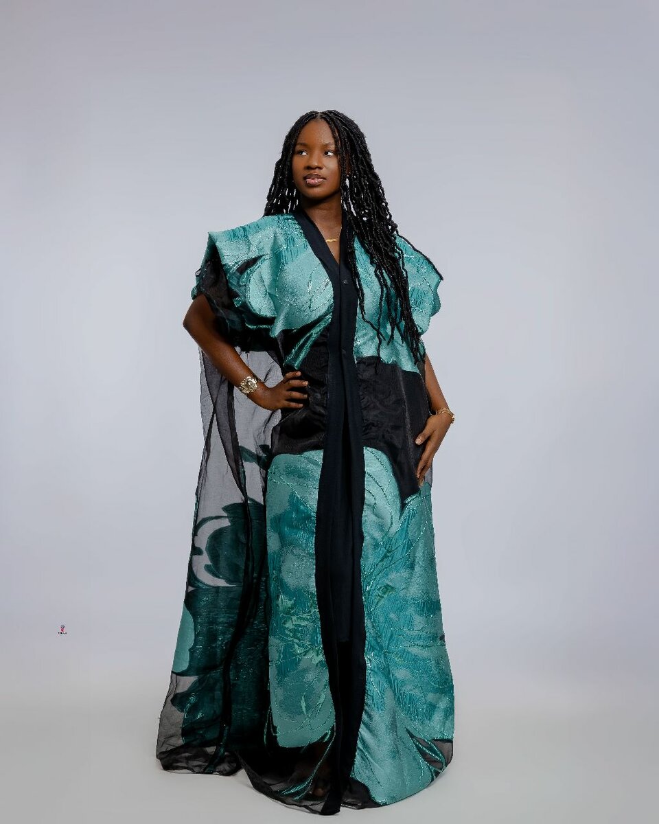 Robe Caftan Élégante Verte