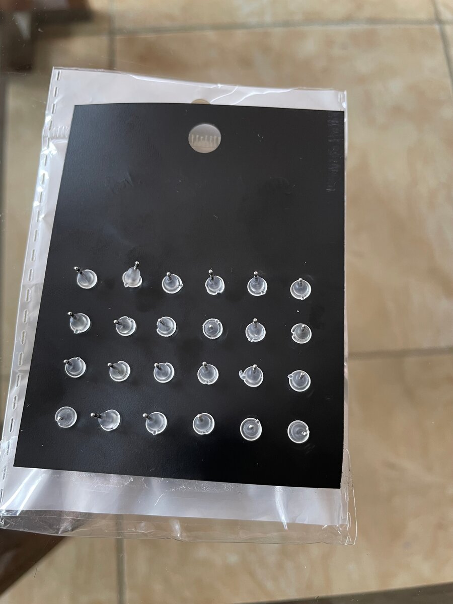 Boucles d'oreilles brillantes