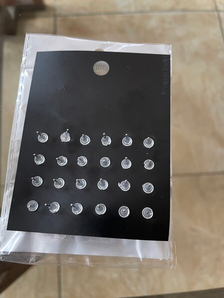 Boucles d'oreilles brillantes