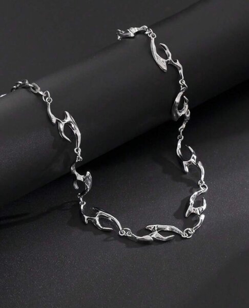 Collier chaîne argent élégant