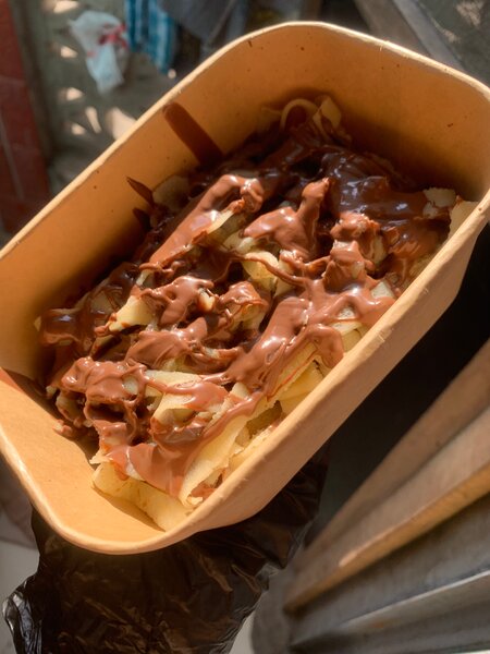 Fettucine de crêpe chocolat