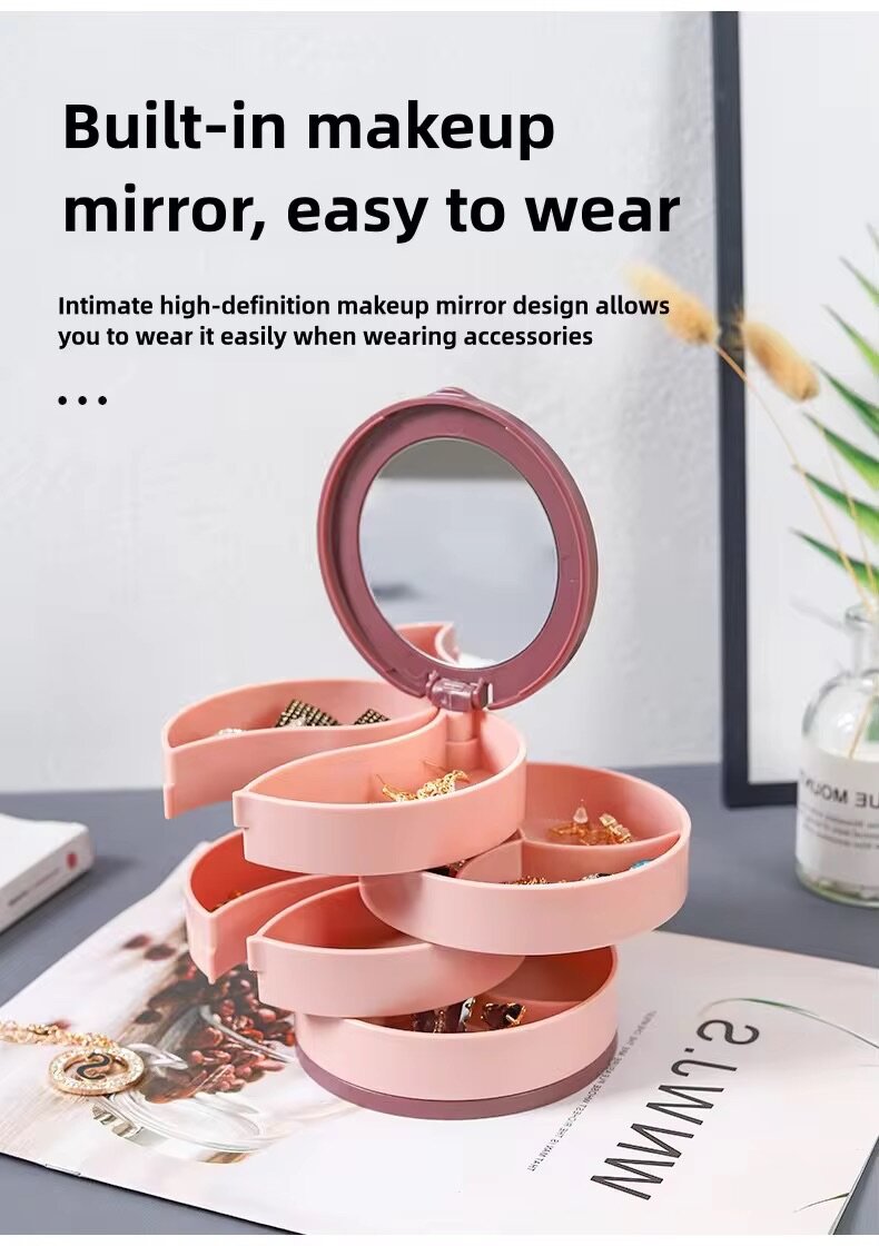 Boîte à Bijoux Rotative