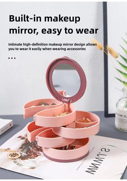 Boîte à Bijoux Rotative