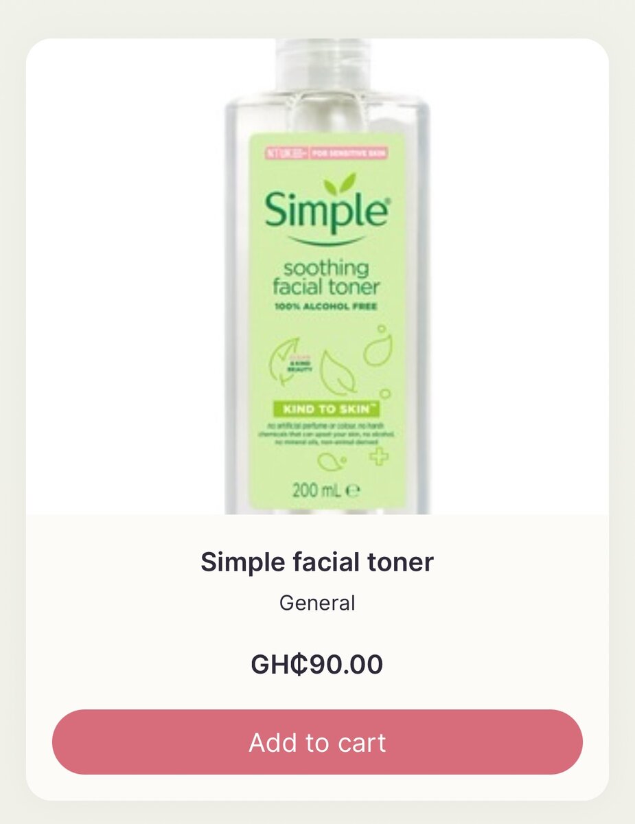 SIMPLE FACIAL TONER 200ml