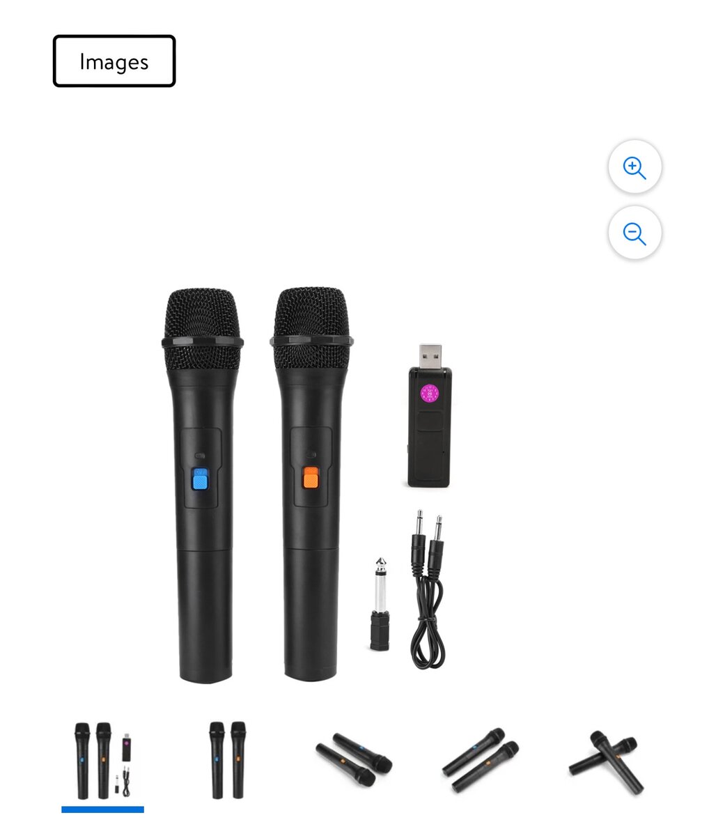 V16U Universal Wireless Microphone 2 In 1 VHF