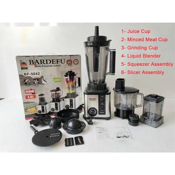 BARDEFU 6 in 1 Multifunctional commercial Blender