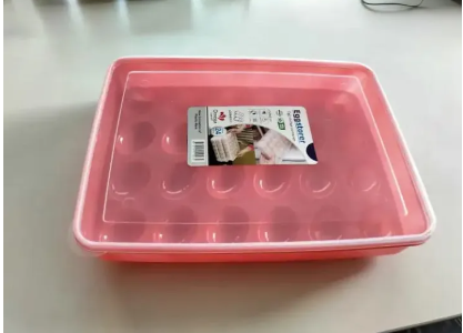 Egg Container for Refrigerator -15 And 24 Egg Holder with Lid and lock| Egg Tray for Storage (Pack of 1)