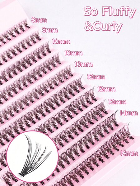 Faux cils volumineux 160 pcs