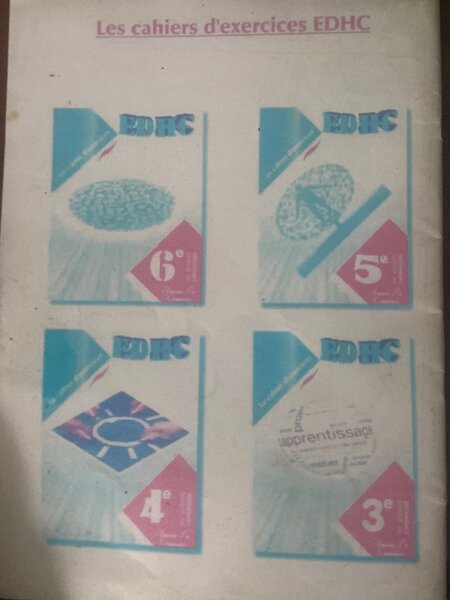 Cahier d'exercices EDHC 3e