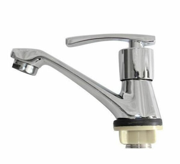 Robinet mélangeur chromé