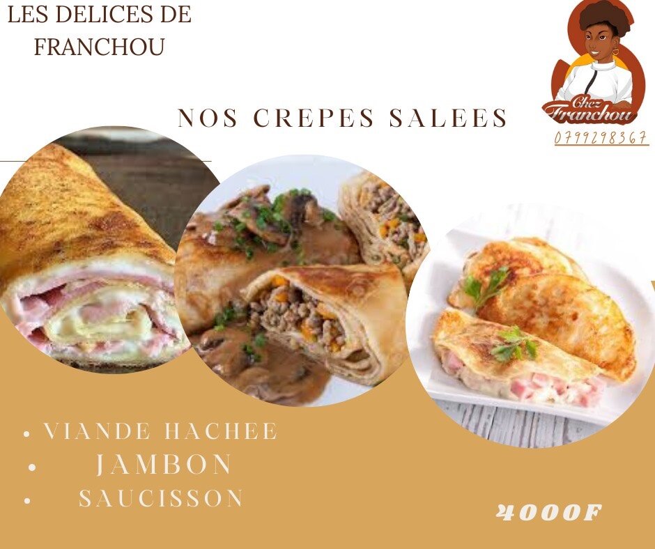 Gaufres et crêpes salée