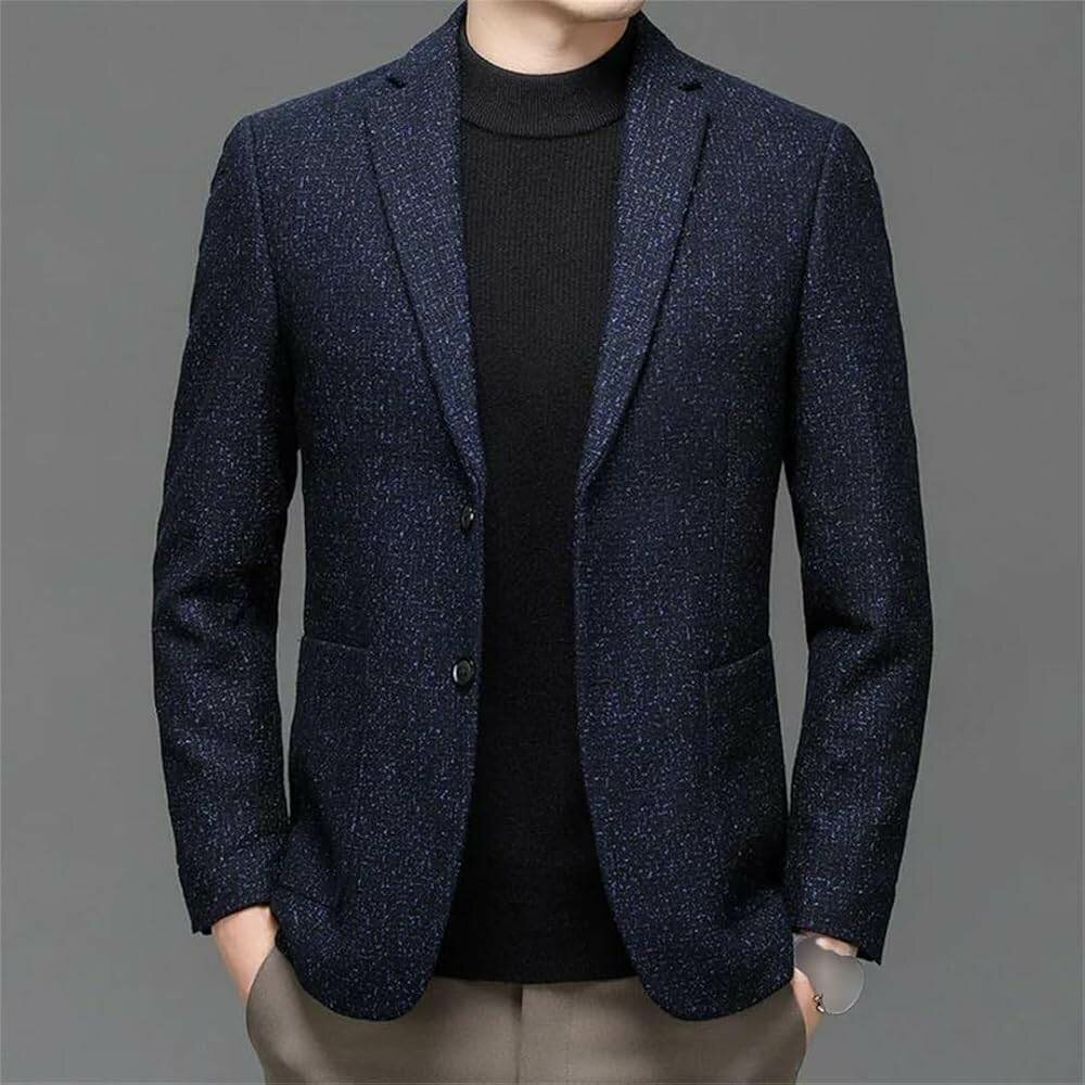 Blazer élégant homme bleu