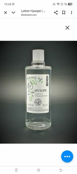 Lotion Hysope Purifiant