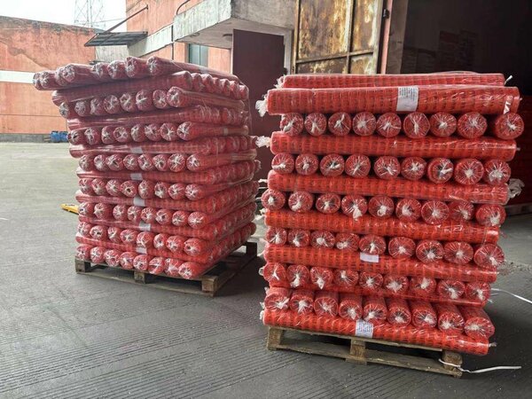 Clôture de sécurité plastique orange