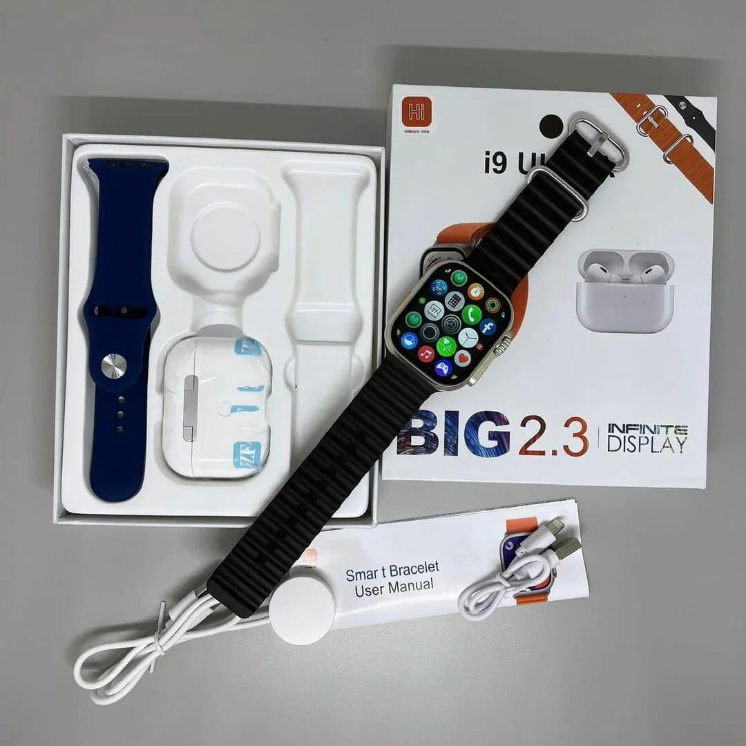 19 Super Big ultra watch and earpod.