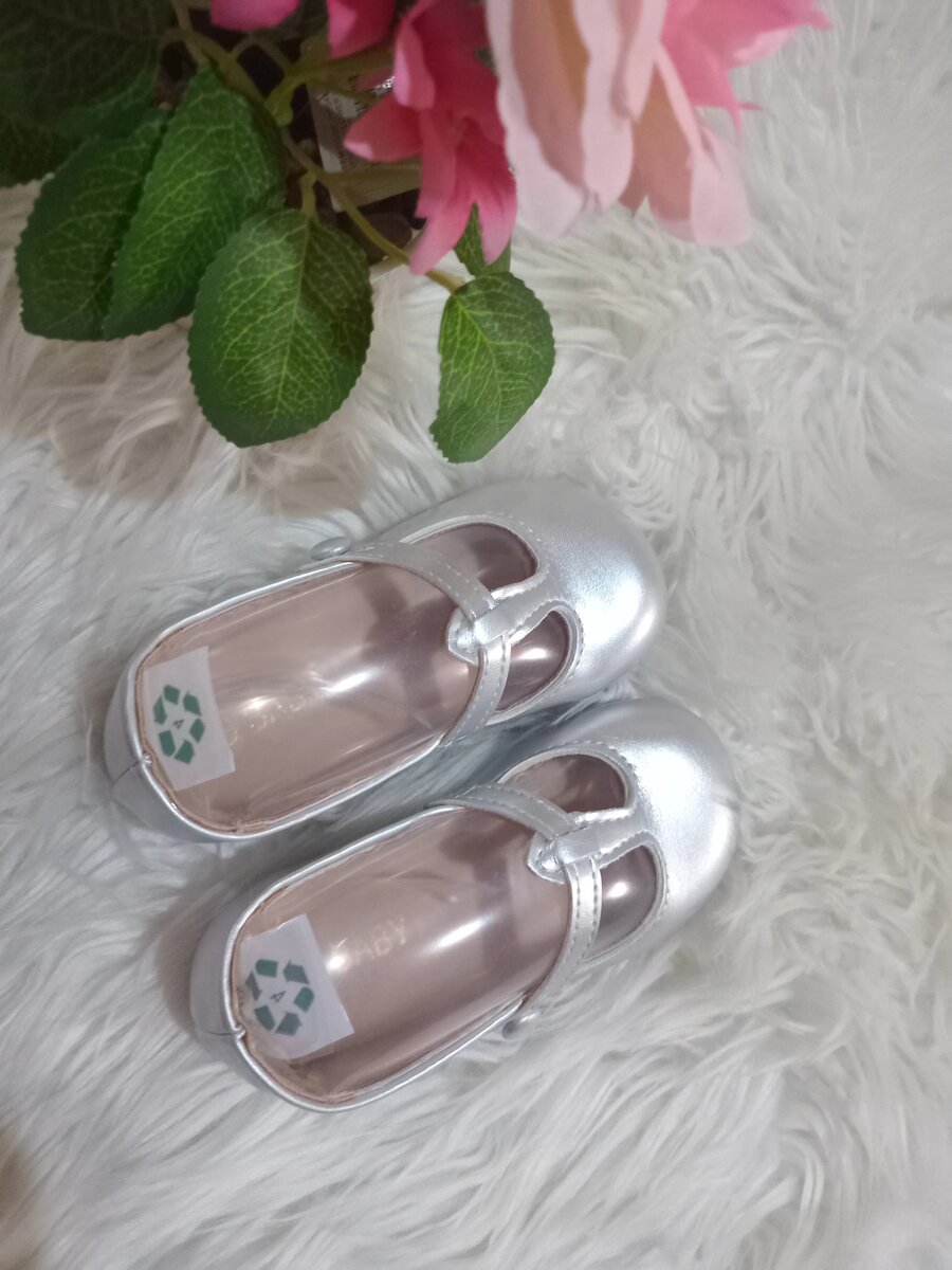 MS Baby Silver Shoes.