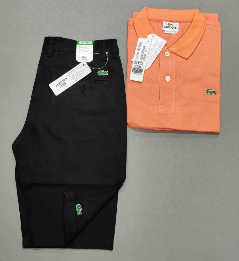 Polo Lacoste et Pantalon Noir