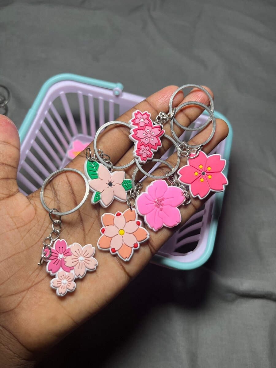 Porte-clés Fleurs Sakura