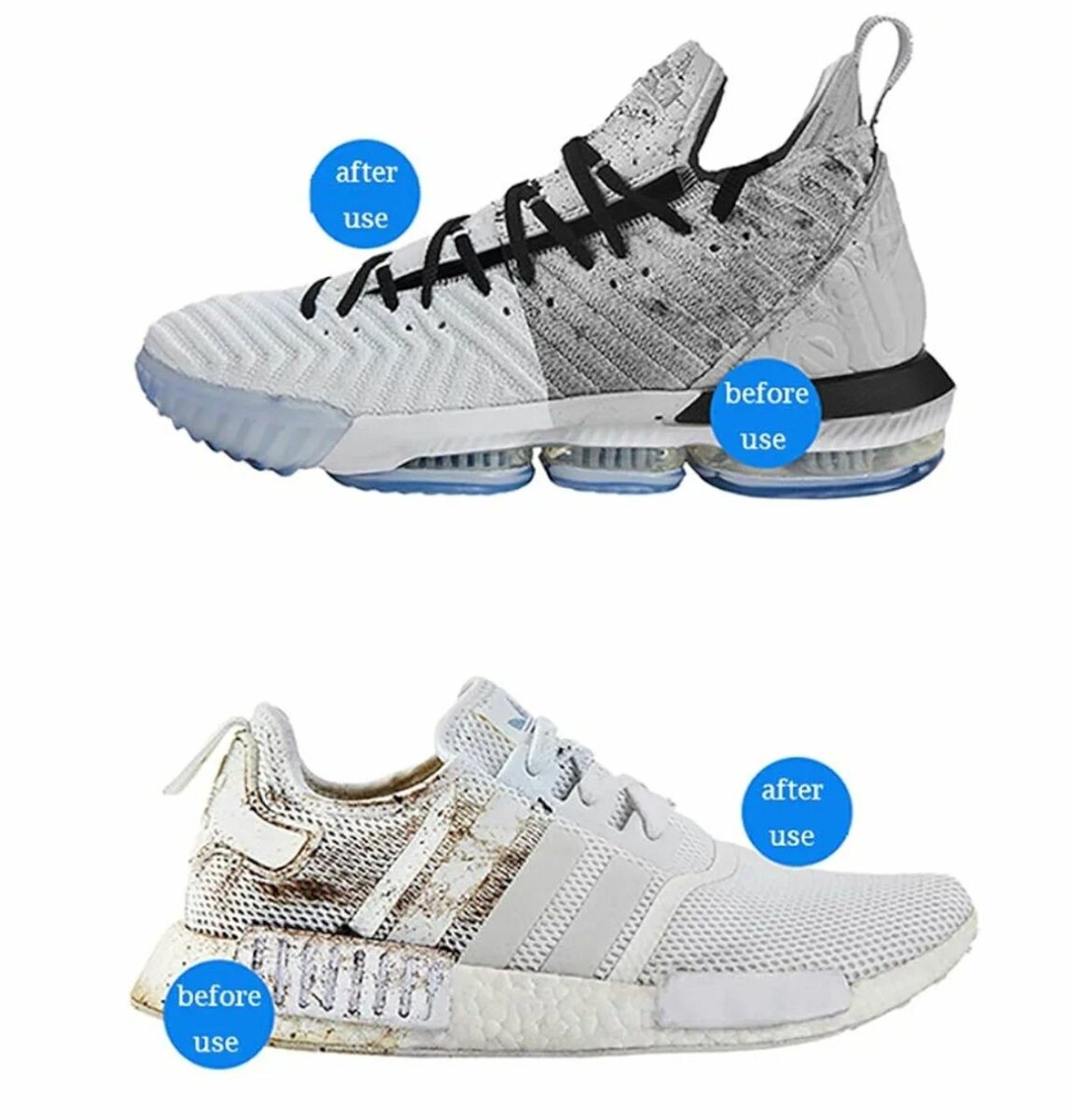 Lingettes nettoyantes naturelles pour chaussures