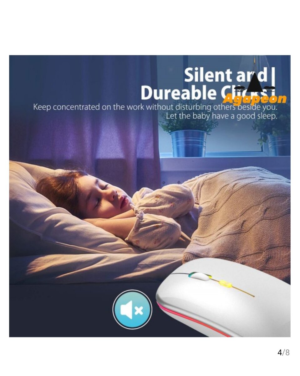 Souris rechargeable Bluetooth et fiche