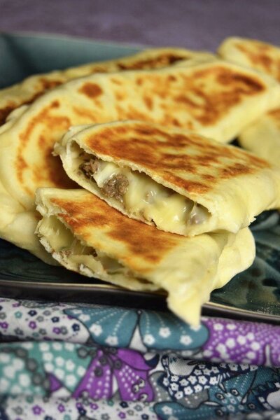 Crepe a la viande hachée