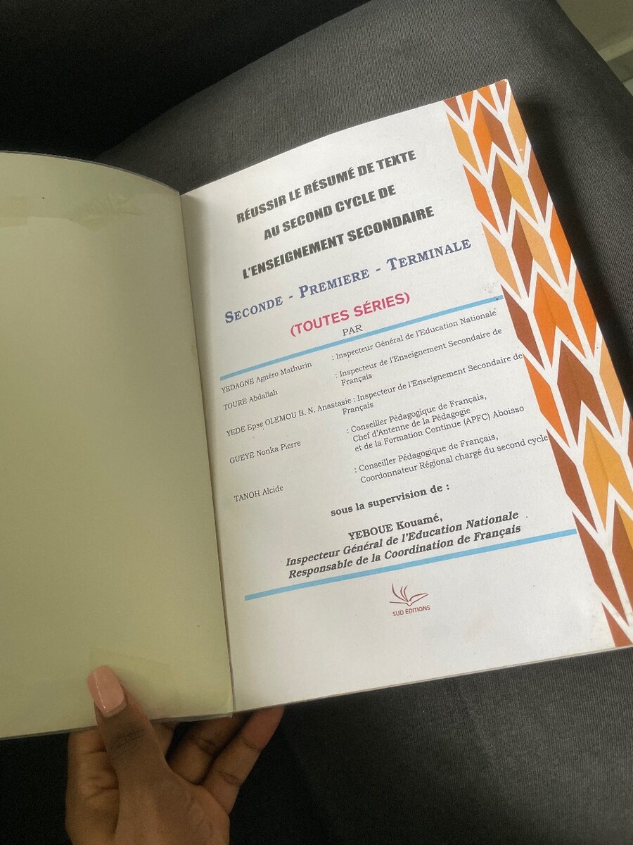 Manuel scolaire français résumé