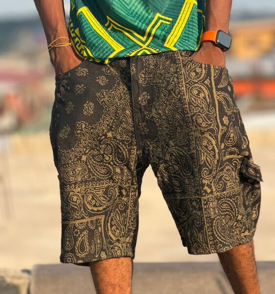 Shorts homme ethniques imprimés