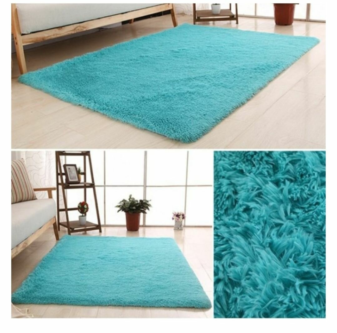 31.5X63INCH ULTRA SOFT FLUFFY SHAGGY PLUSH AREA CARPET RUG -