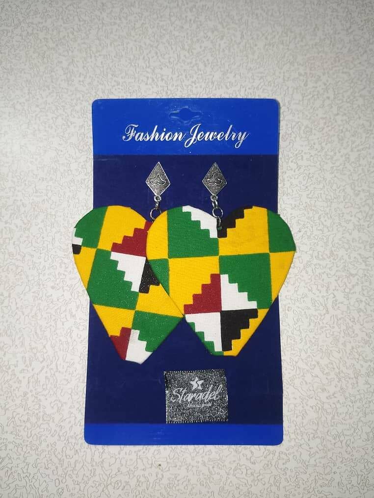 African Print earrings