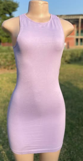 Beautiful elegant women's dress in purple  size:M