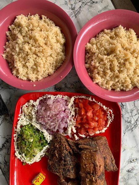 Kit repas  africain garba