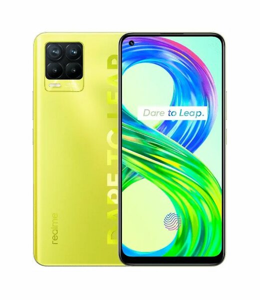 Realme 8 cyber yellow
