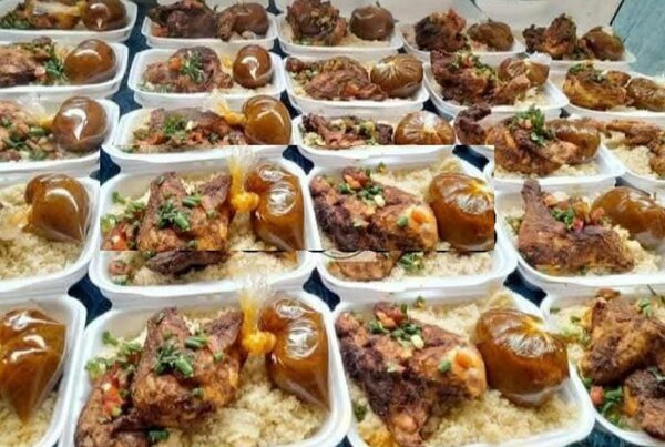 ATTIÉKÉ AU POULET BRAISÉ