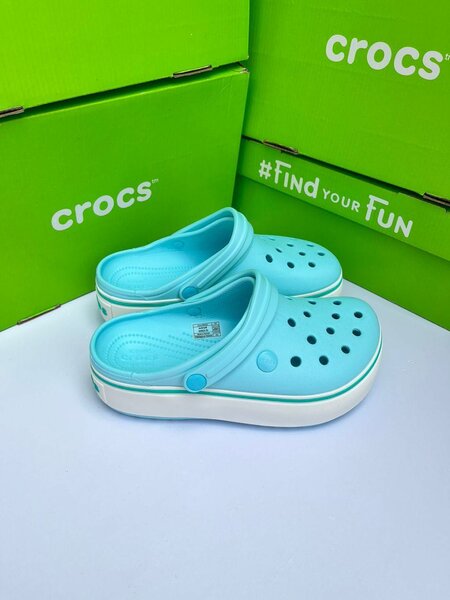 Blue crocs