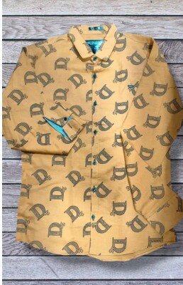 Men's Stylish Printed Full Sleeve Shirt