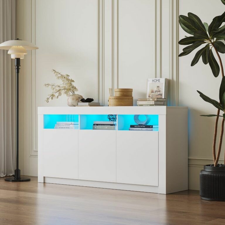 Buffet moderne LED lumineux