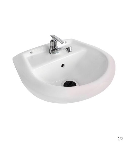 Lavabo mural blanc moderne